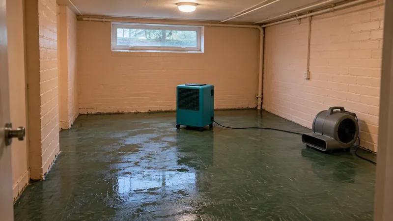 Water Extraction in Hurst moisture equipment after water pickup